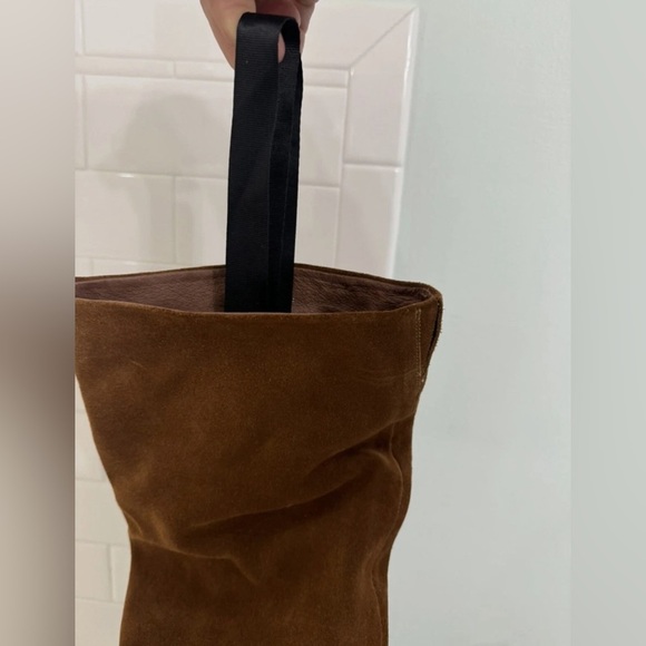 Jeffrey Campbell Ryding Over the Knee Boots Brown Suede Size 6 NWB $240 - Picture 3 of 8